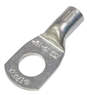 Końcówka oczkowa rurowa KCS CU 10mm M16 1szt.ERKO