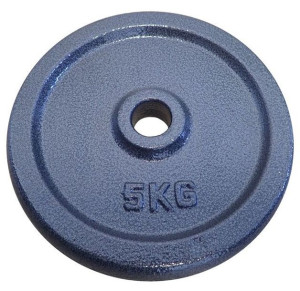 Talerz do sztangi 5 kg czarny 25 mm