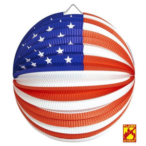 Lampion Papierowy Usa Ameryka 25 Cm