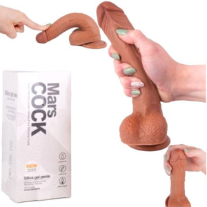 NATURALNY PENIS Realistyczny DILDO Z PRZYSSAWKĄ