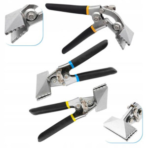 Zestaw 3 szt. Szczypców do kształt profili 210 mm