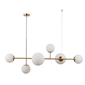 Lampa wisząca Vailante PND-31221-6-HBR miodowy mosiądz ? Italux