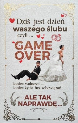 Kartki na ślub zabawne, wesołe 5K14