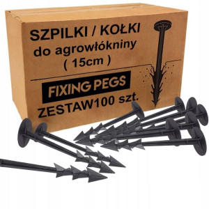 Kołki Kotwice Szpilki Do Agrowłókniny 100 Szt 15cm