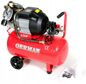 Kompresor Sprężarka Olejowy German 50l V2 430l/min