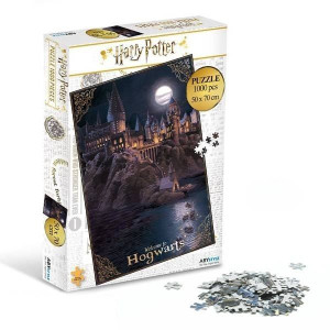Zestaw 1000 Puzzli - Harry Potter - Hogwart