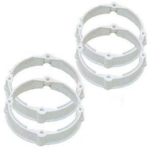 Pierścień dystansowy 60x12mm biały PD 60x12 4szt