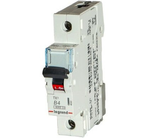 Wył.Nadpr.6kA AC 1p B4A S-301 Legrand TX3 403352