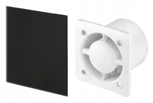 Wentylator łazienkowy 100mm MAT szklany HIGROSTAT