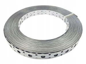 Taśma montażowa perforowana OTP 0,6x17mm 25 mb