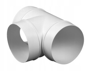 Awenta trójnik kanału okrągłego fi125mm PCV typ T