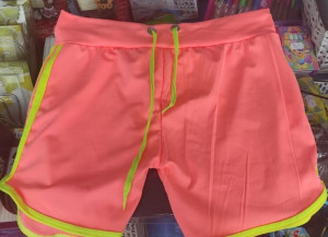 Krótkie Sportowe SZORTY SPODENKI Lampasy r.M pink