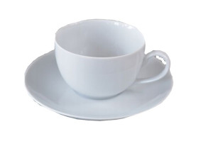 Filiżanka Ćmielów Yvonne 250 Ml Biała Gat Ii