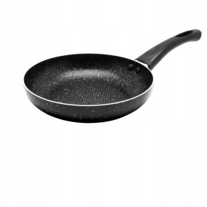 Patelnia Marmurkowa Tadar Marmara Czarna 24 Cm