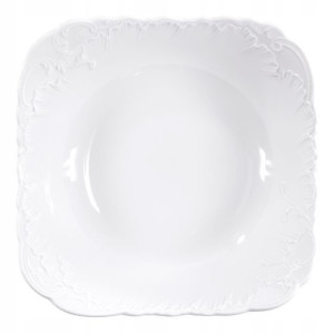 Salaterka Kwadratowa Ćmielów Rococo 0001 17 Cm