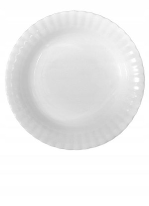 Talerz Głęboki Biały Chodzież Iwona C000 22 Cm