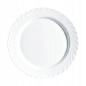 Talerz Płytki Obiad Luminarc Trianon 24,5 Cm Biały