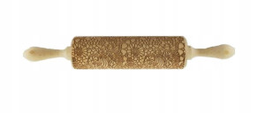 Wałek Drewniany Grawerowany Bohemia Koronka