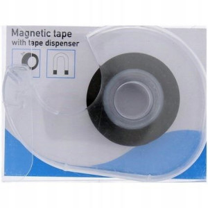 Taśma Magnetyczna samoprzylepna dyspenser 19mmx5m