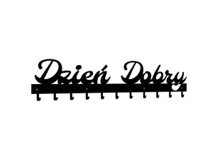 Wieszak Metalowy na ubrania - Dzień Dobry 80 Szary