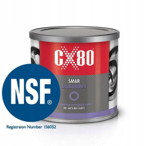 Cx80 Smar Silikonowy 500g Bezbarwny Z Atestem Pzh