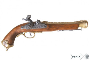 Replika Włoski Pistolet Skałkowy Z Xviiiw Denix Model 1104 L