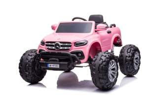 Auto Na Akumulator Mercedes Dk-Mt950 4X4 Jasny Róż