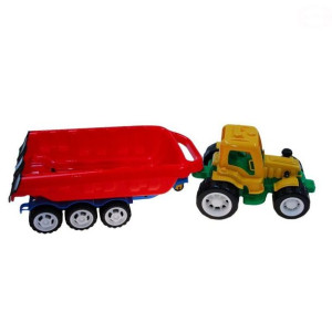Duży Traktor Z Przyczepą Do Piaskownicy 102 Cm