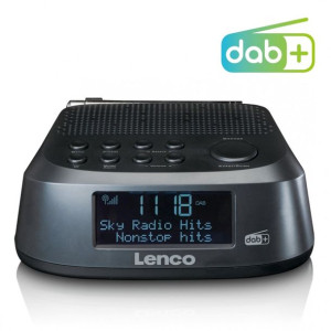Lenco Cr-605bk - Radiobudzik Z Radie Fm I Dab+, Lcr605bk