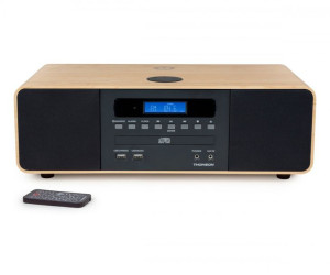 Mikro Wieża Thomson Mic202ibt Z Bluetooth I Ładowarką Indukcyjną Do Tel