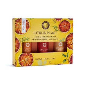 Zestaw olejków eterycznych do aromaterapii Citrus Blast