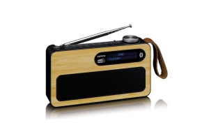 Cyfrowe Radio Dab+ Lenco Pdr-040bamboobk Bluetooth / Rds, Lpdr040bk