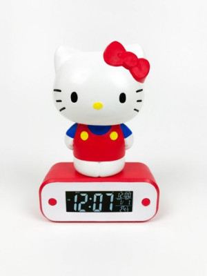 Budzik Z Lampką Led Z Motywem Hello Kitty, 8bhk