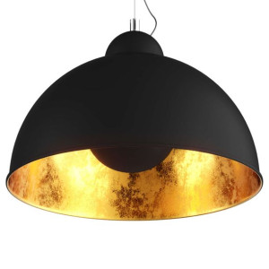 Industrialna LAMPA wisząca ANTENNE TS-071003P-BKGO Zumaline metalowa OPRAWA