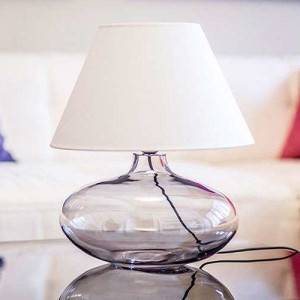 Stojąca LAMPA stołowa STOCKHOLM L005252215 4Concepts abażurowa LAMPKA biurk
