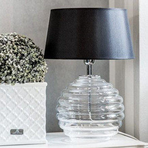 Nocna LAMPA stołowa ANTIBES L216081502 4Concepts abażurowa LAMPKA stojąca d