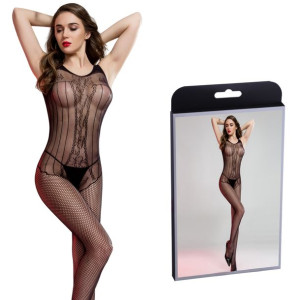 Bodystocking Z Kwiecistym Wzorem, Kabaretki S/L