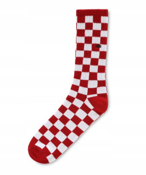 Skarpetki Vans CHECKEBOARD VN0A3H3ORLM Red/White