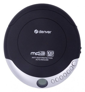 Denver Dmp-391 - Discman - Cd, Mp3 Z Funkcją Antishock I Podbiciem Basów
