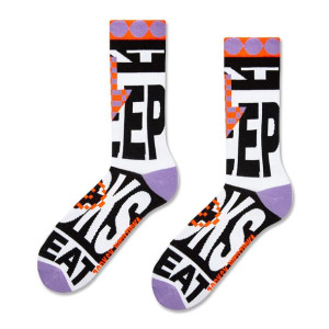 Skarpety Kolorowe Świecące w Ciemności Fluo 41-46 LOVE