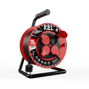 Przedłużacz bębnowy KEL 25M 3X1,5 W-97054