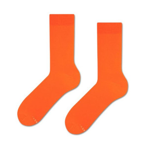 Skarpetki Długie Damskie Męskie Unisex BASIC 36-40 Orange Juice