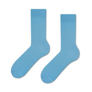 Skarpetki Długie Damskie Męskie Unisex BASIC 41-46 Blue Sky