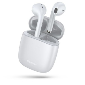 Baseus W04 TWS WIRELESS EARPHONE biały