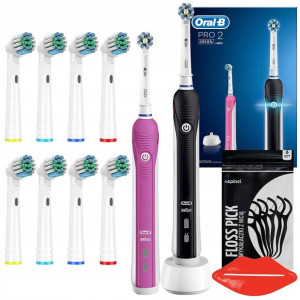 2x Szczoteczka Elektryczna Oral-b Pro 2950n Cross