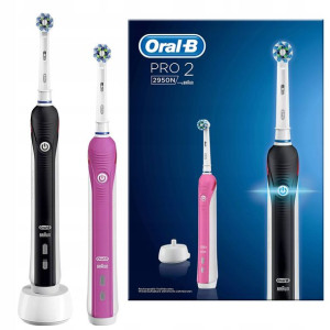 2x Szczoteczka Elektryczna Oral-b Pro 2950n Cross