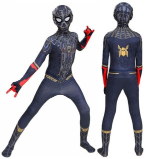 Strój Przebranie Kostium Spiderman Black 116/122