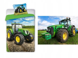 Pościel 140x200 Traktor Ciągnik Koc Zestaw Farma