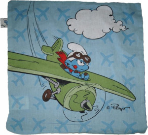 Poduszka z Poszewką 40x40 Smerfy Smurfs Smerf