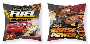 Cars Autka Auta Poduszka z Poszewką 40x40 Zygzak